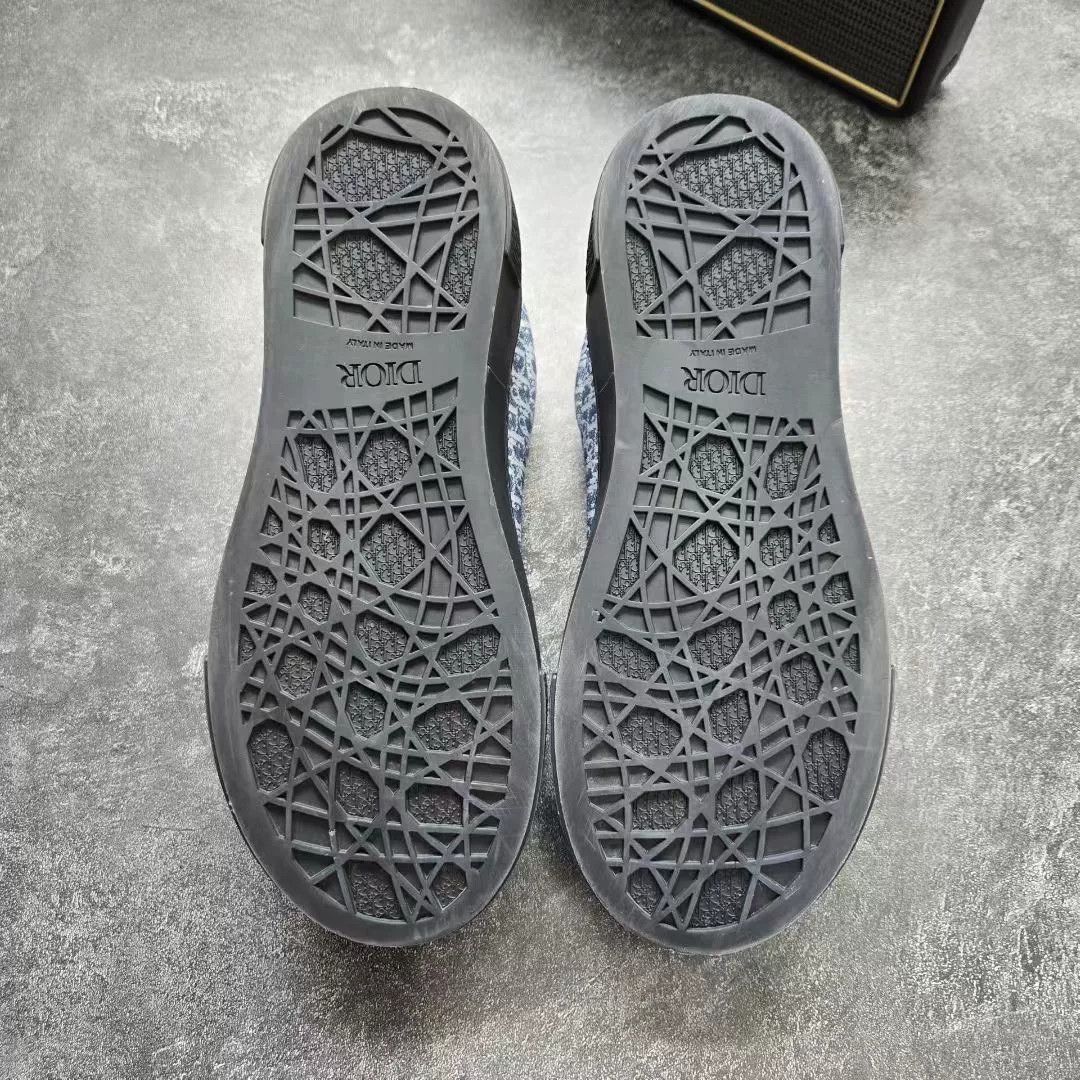 Dior Dior Collab Limited Blue Lowtop Sneakers 37 Women Size US 6.5 / IT 36.5 - 7 Thumbnail