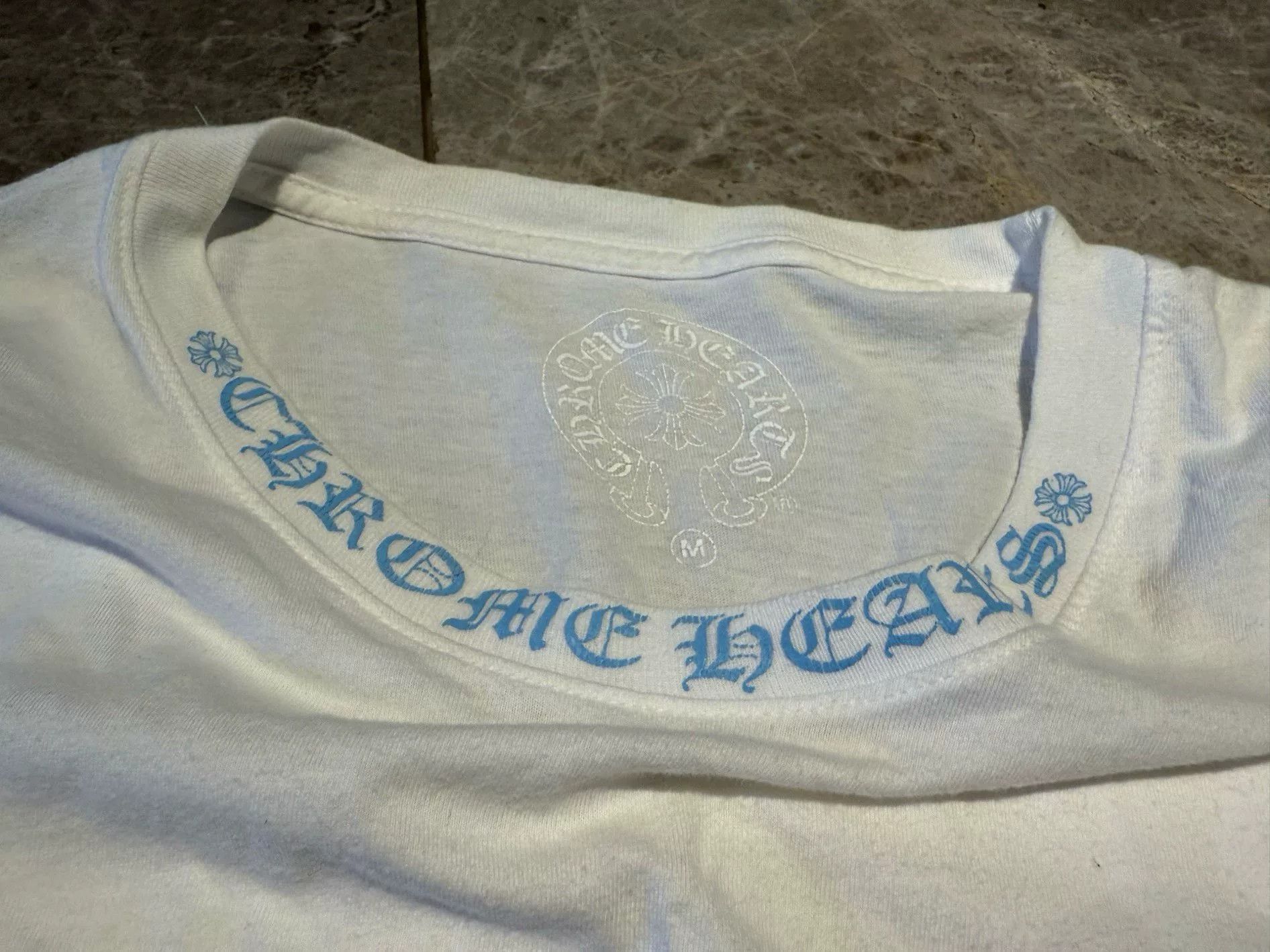 Chrome Hearts Chrome Hearts Limited Blue T-Shirt M Women Size M / US 6-8 / IT 42-44 - 4 Thumbnail
