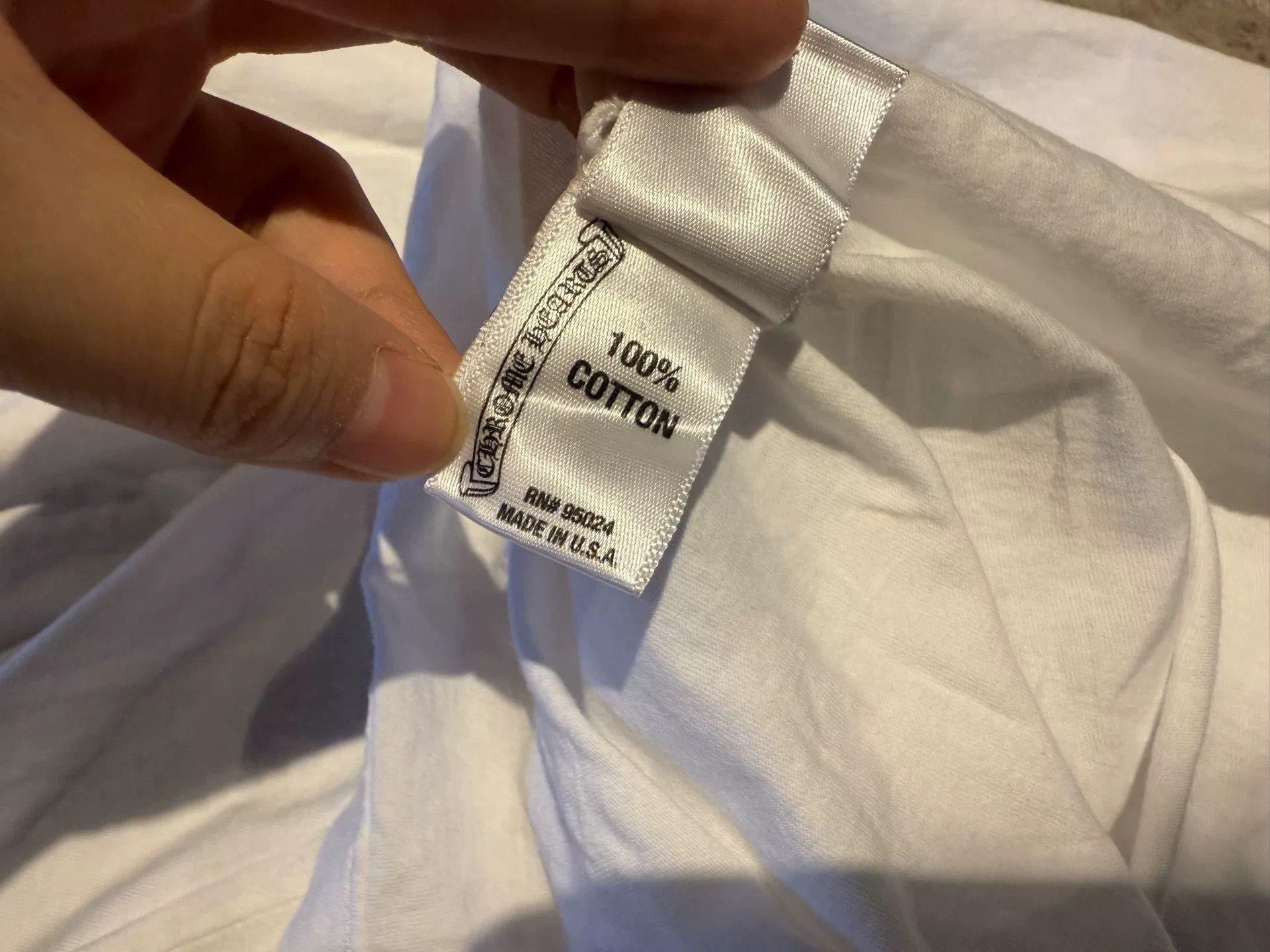 Chrome Hearts Chrome Hearts White T-Shirt L Men Size US L / EU 52-54 / 3 - 5 Thumbnail