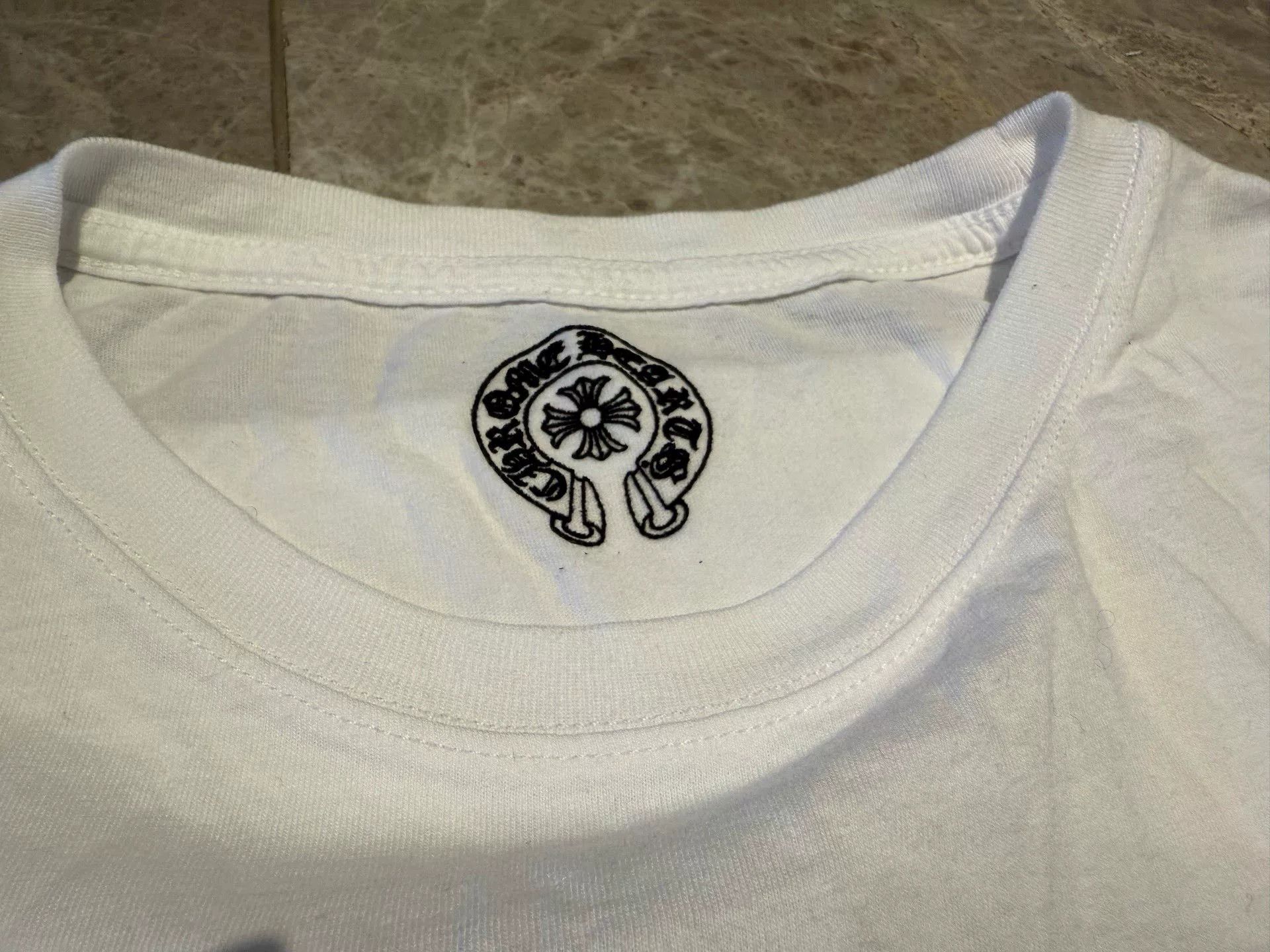 Chrome Hearts Chrome Hearts White T-Shirt L Men Size US L / EU 52-54 / 3 - 3 Thumbnail