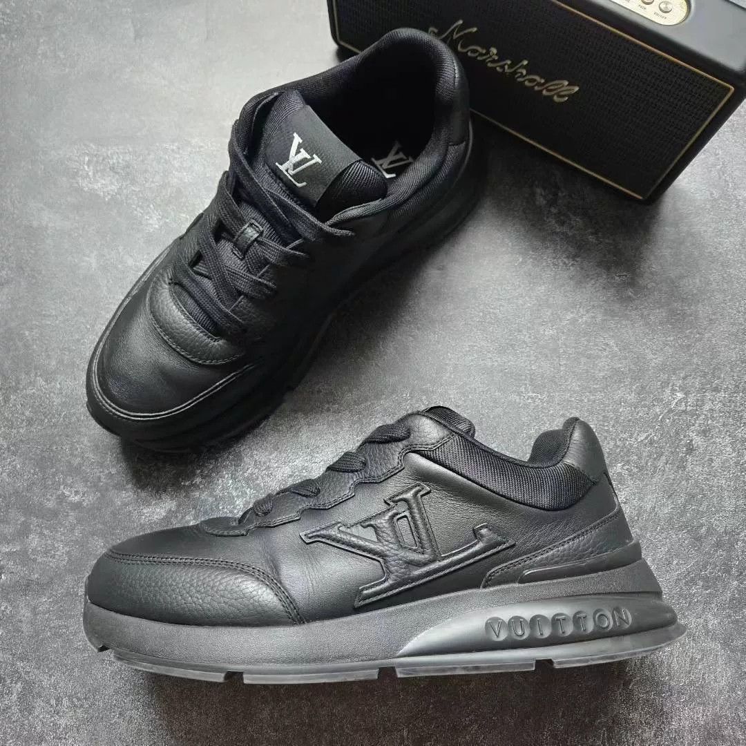 Louis Vuitton Louis Vuitton Black Lowtop Sneakers 25 Men Size US 10 / EU 43 - 4 Thumbnail