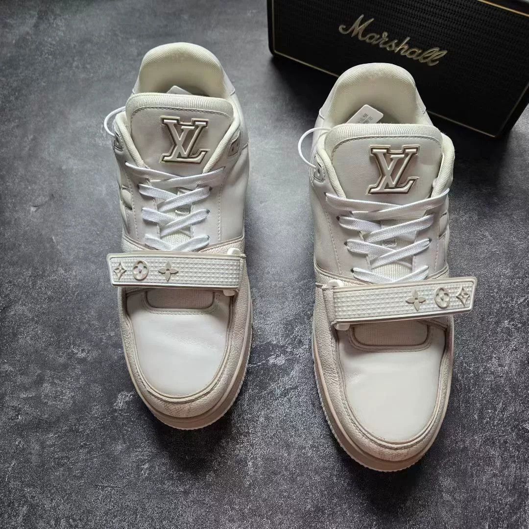 Louis Vuitton Louis Vuitton Training White Lowtop Sneakers 25 Men Size US 10 / EU 43 - 3 Thumbnail