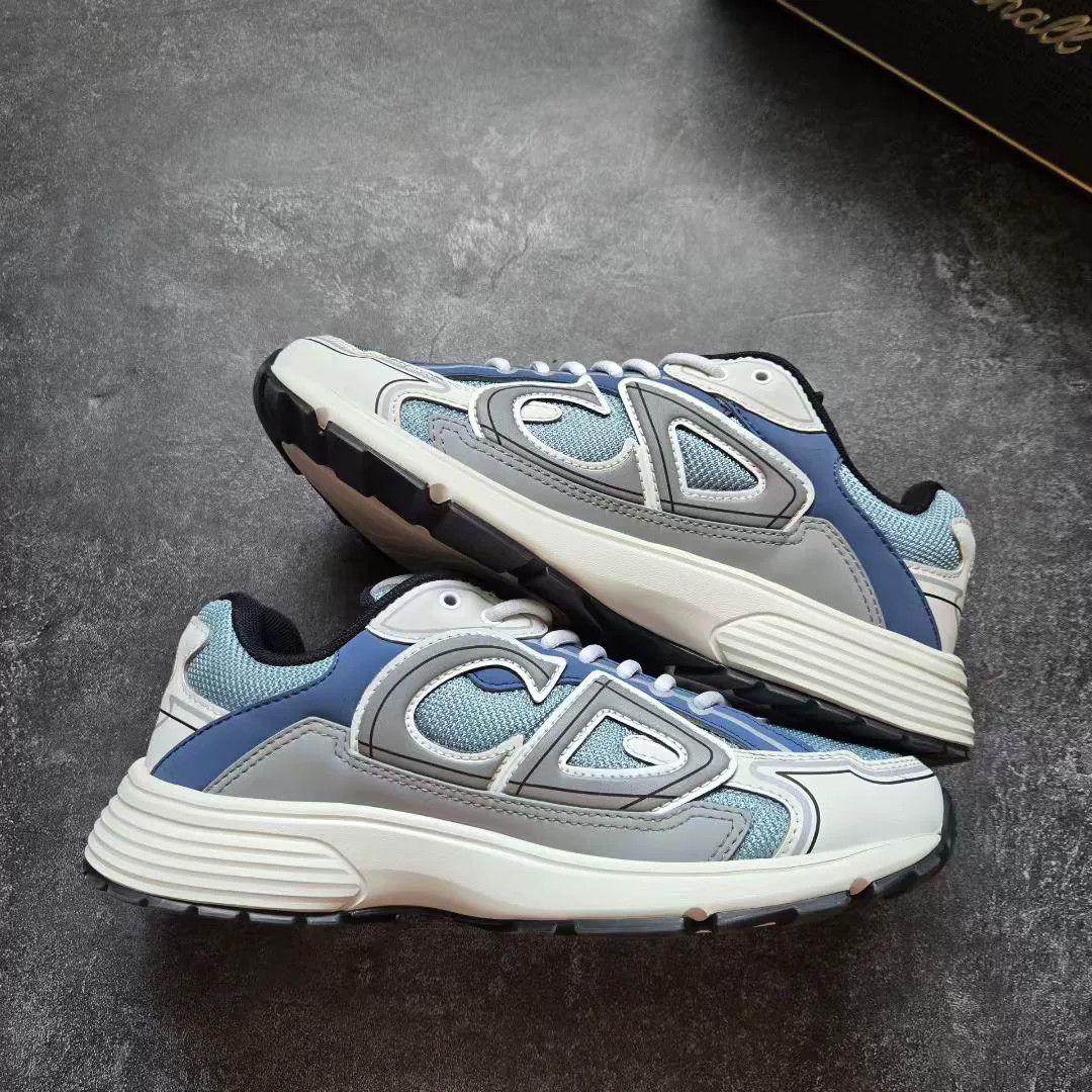 Dior Dior Blue Lowtop Sneakers 30 Women Size US 8 / IT 38 - 3 Thumbnail
