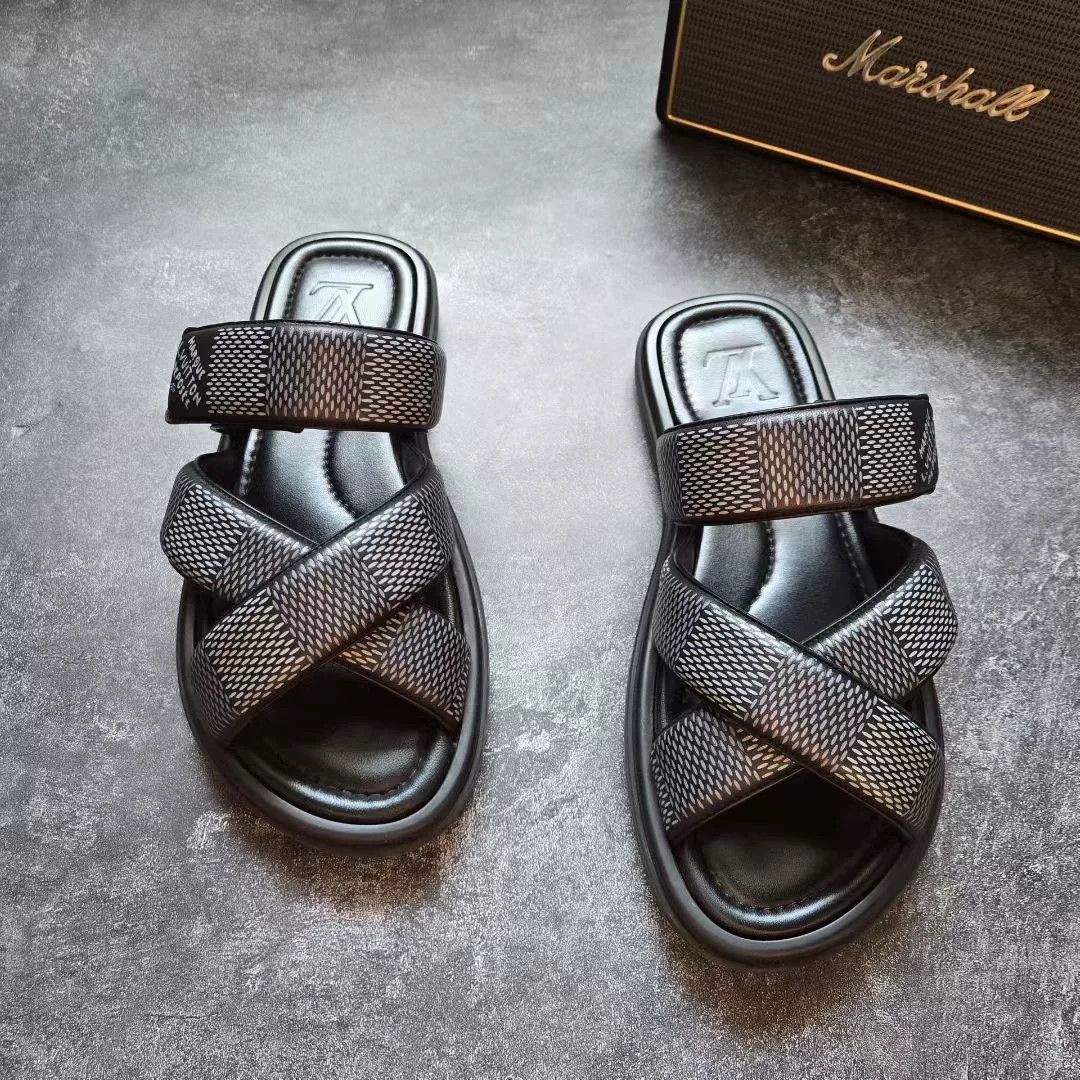 Louis Vuitton Louis Vuitton Checkered Sandals 41 Men Size US 8.5 / EU 41-42 - 4 Thumbnail