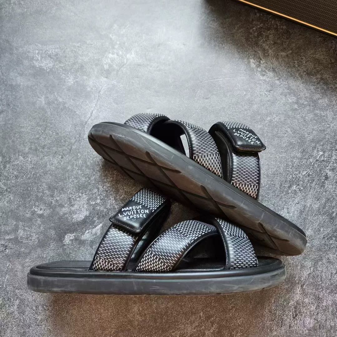 Louis Vuitton Louis Vuitton Checkered Sandals 41 Men Size US 8.5 / EU 41-42 - 2 Thumbnail