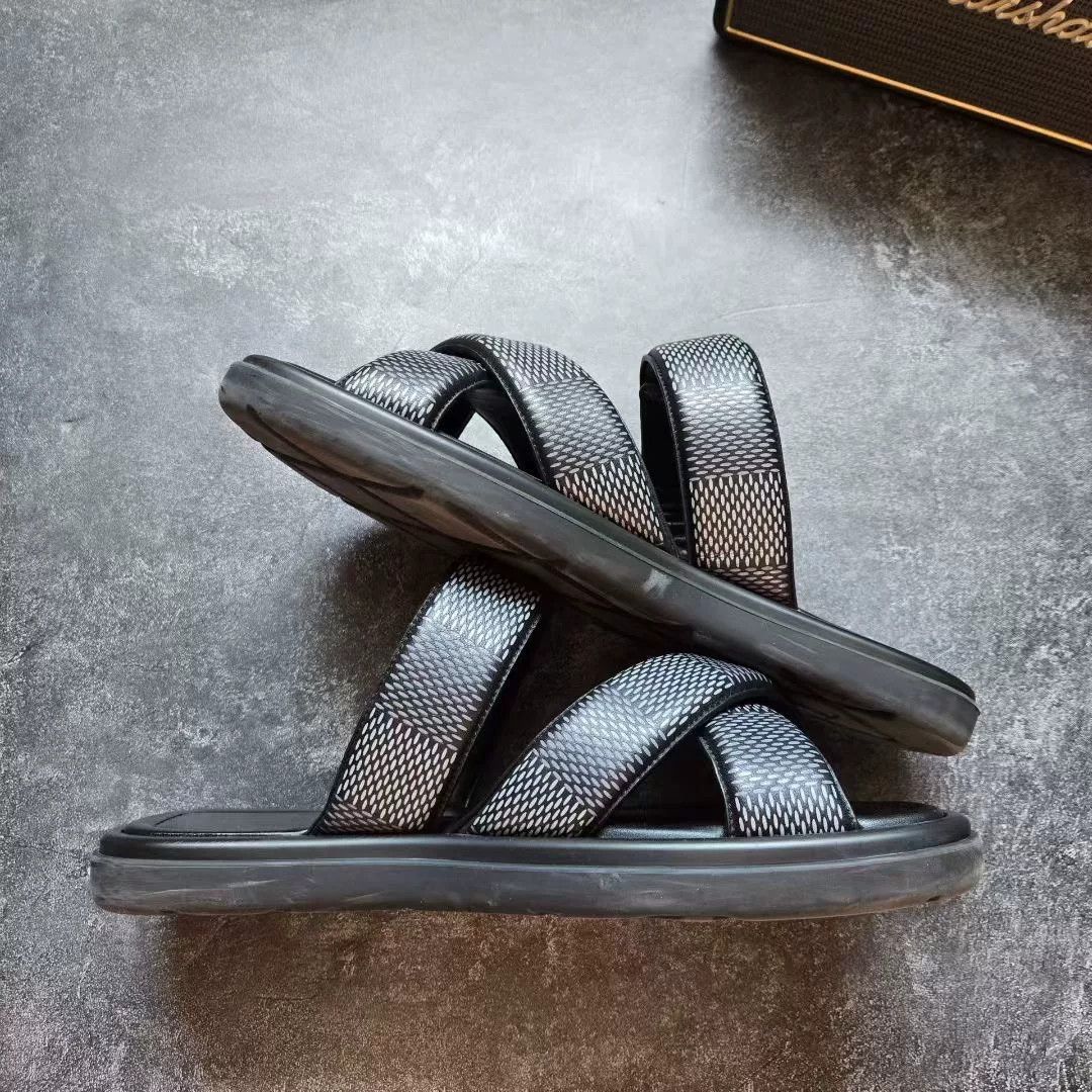 Louis Vuitton Louis Vuitton Checkered Sandals 41 Men Size US 8.5 / EU 41-42 - 3 Thumbnail