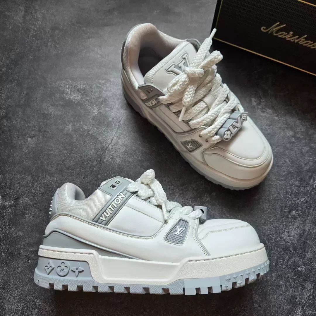 Louis Vuitton Louis Vuitton Training White Lowtop Sneakers 39 Men Size US 6.5 / EU 39-40 - 5 Thumbnail