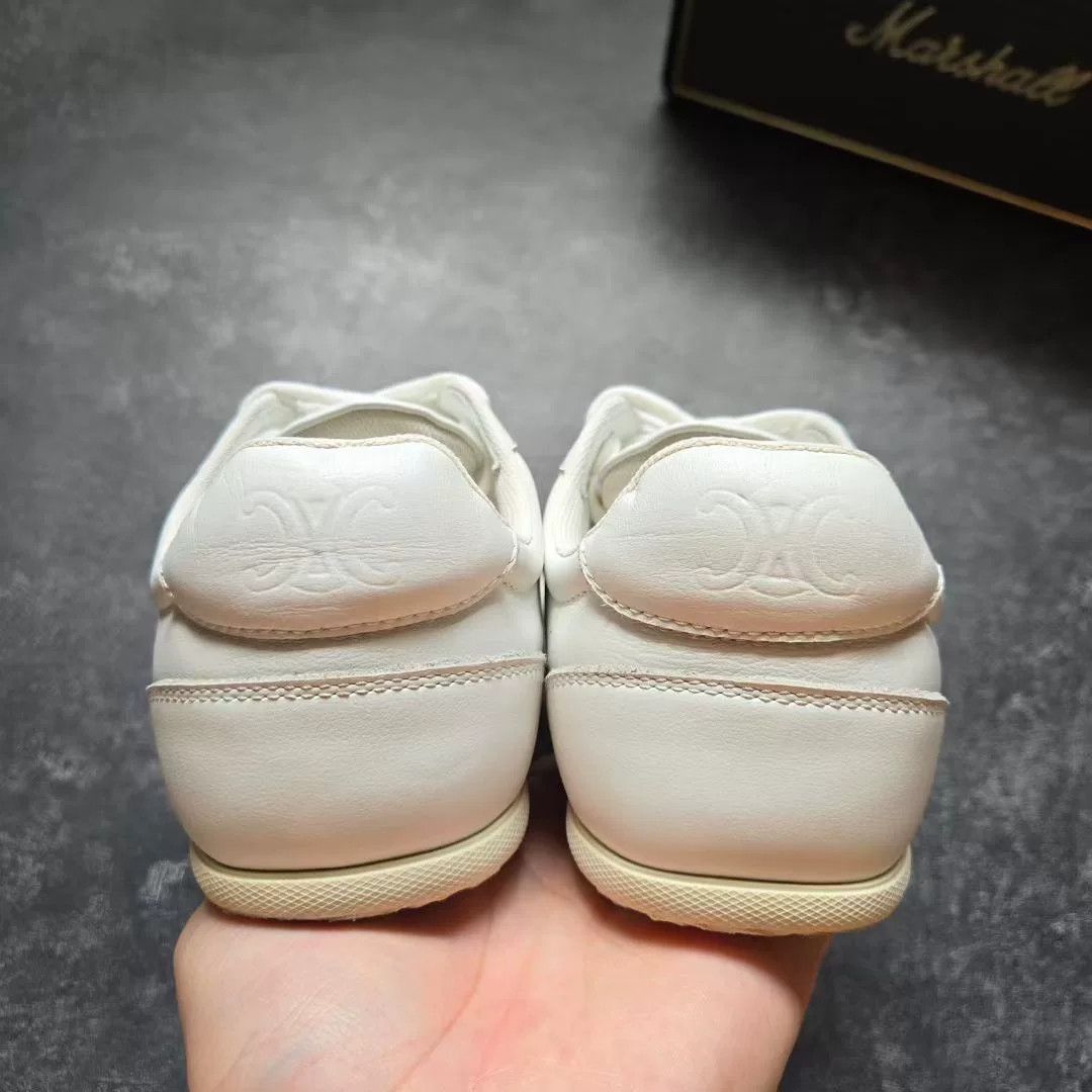 Celine Celine White Lowtop Sneakers 24 Women Size US 8 / IT 38 - 6 Thumbnail