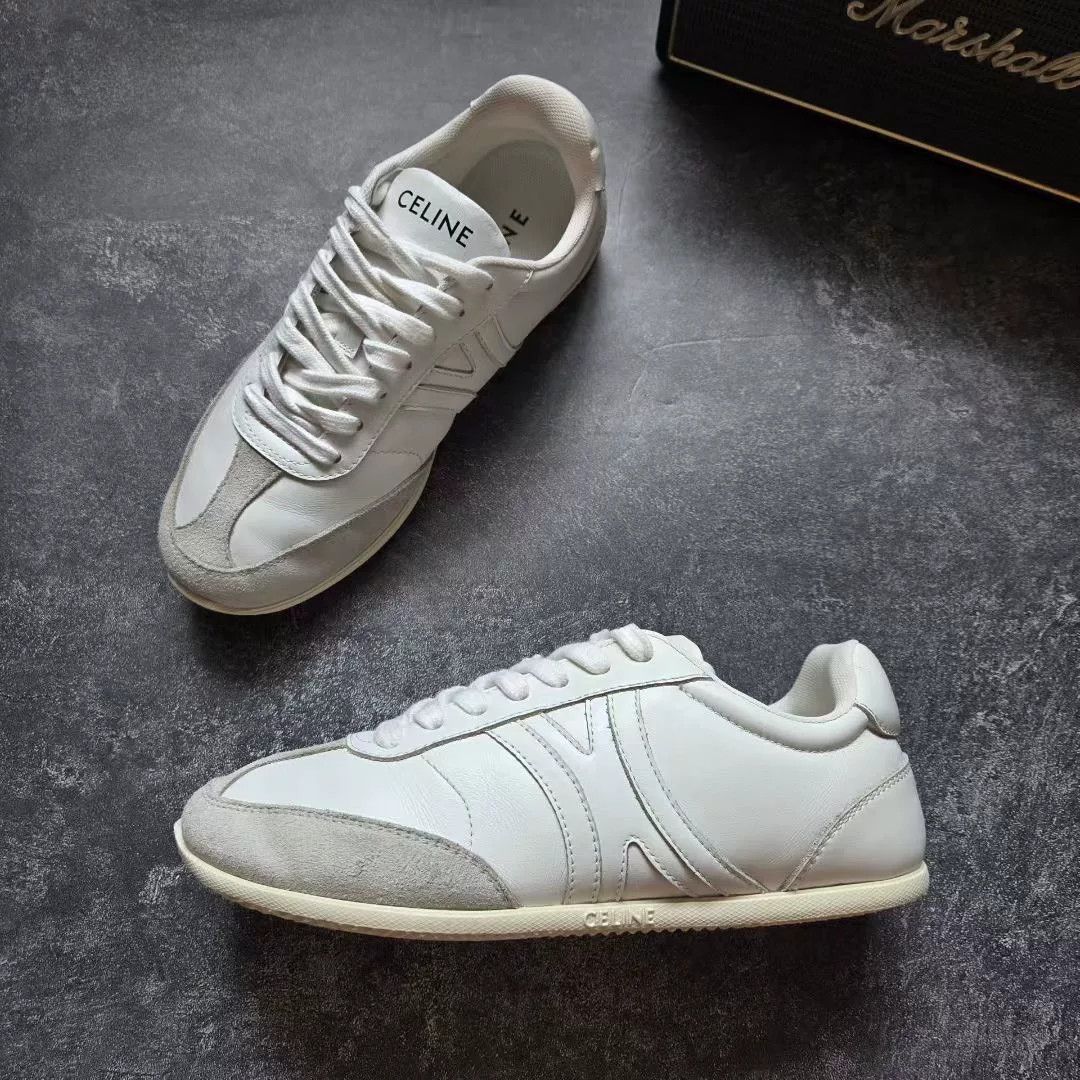 Celine Celine White Lowtop Sneakers 24 Women Size US 8 / IT 38 - 4 Thumbnail