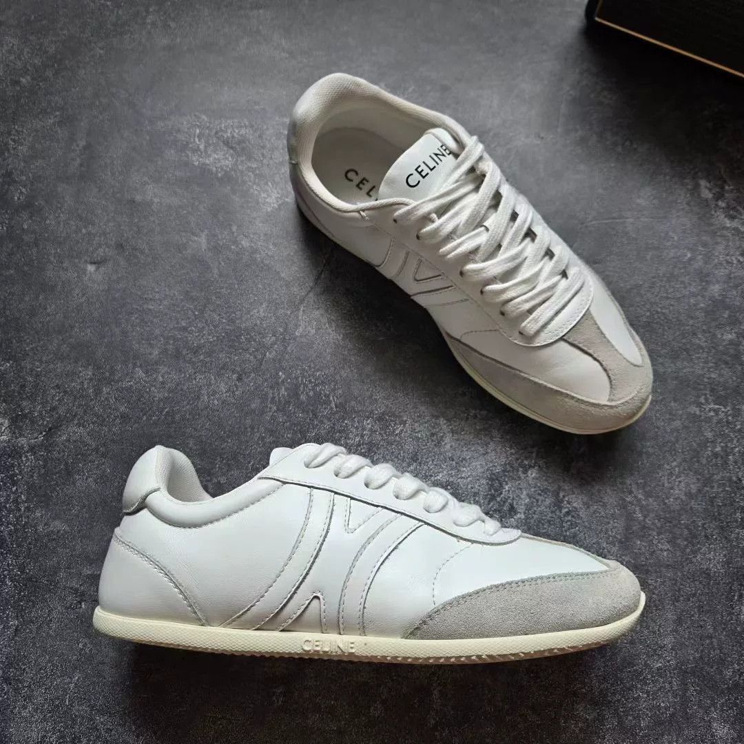 Celine Celine White Lowtop Sneakers 24 Women Size US 8 / IT 38 - 5 Thumbnail