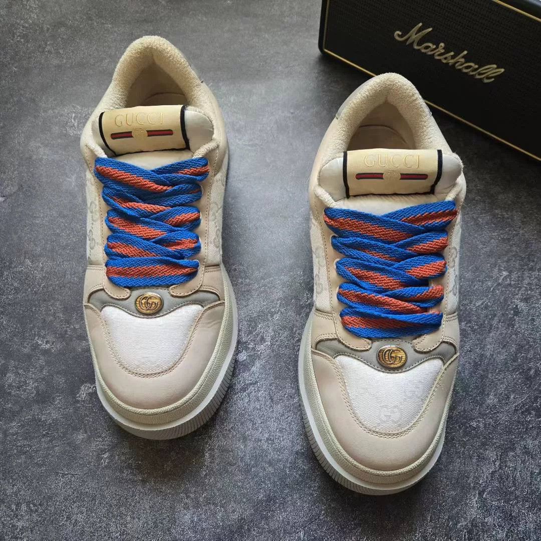 Gucci Gucci White Lowtop Sneakers 42 Men Size US 9 / EU 42 - 3 Thumbnail