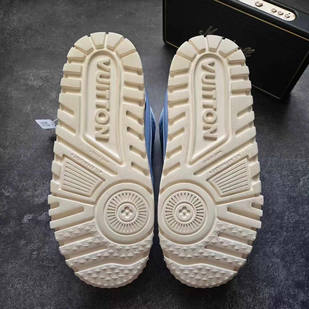 Louis Vuitton Louis Vuitton Training Blue Lowtop Sneakers 42 Men Size US 9 / EU 42 - 7 Thumbnail