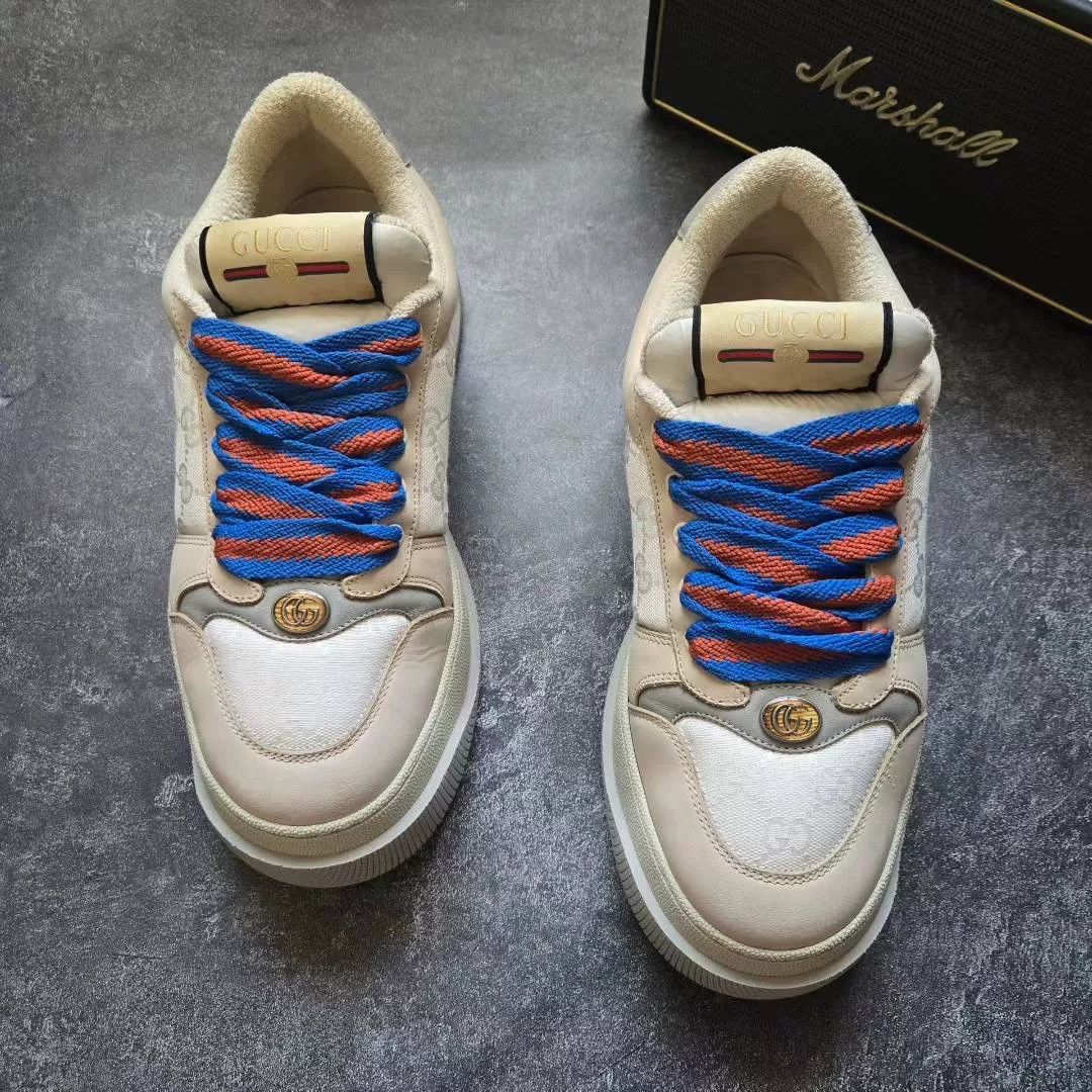 Gucci Gucci White Lowtop Sneakers 42 Men Size US 9 / EU 42 - 3 Thumbnail