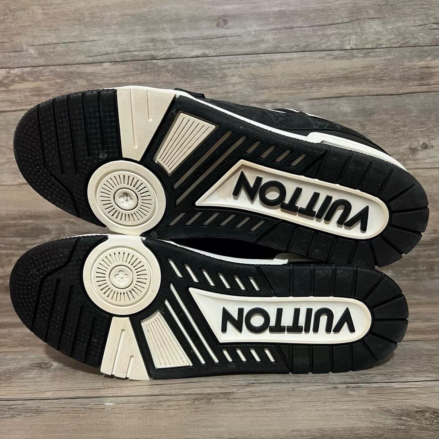 Louis Vuitton Louis Vuitton Training Denim Black Lowtop Sneakers 42 Men Size US 9 / EU 42 - 6 Thumbnail