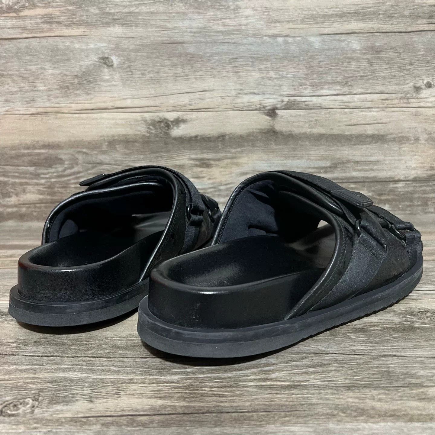 Louis Vuitton Louis Vuitton Black Sandals 41 Men Size US 8.5 / EU 41-42 - 3 Thumbnail