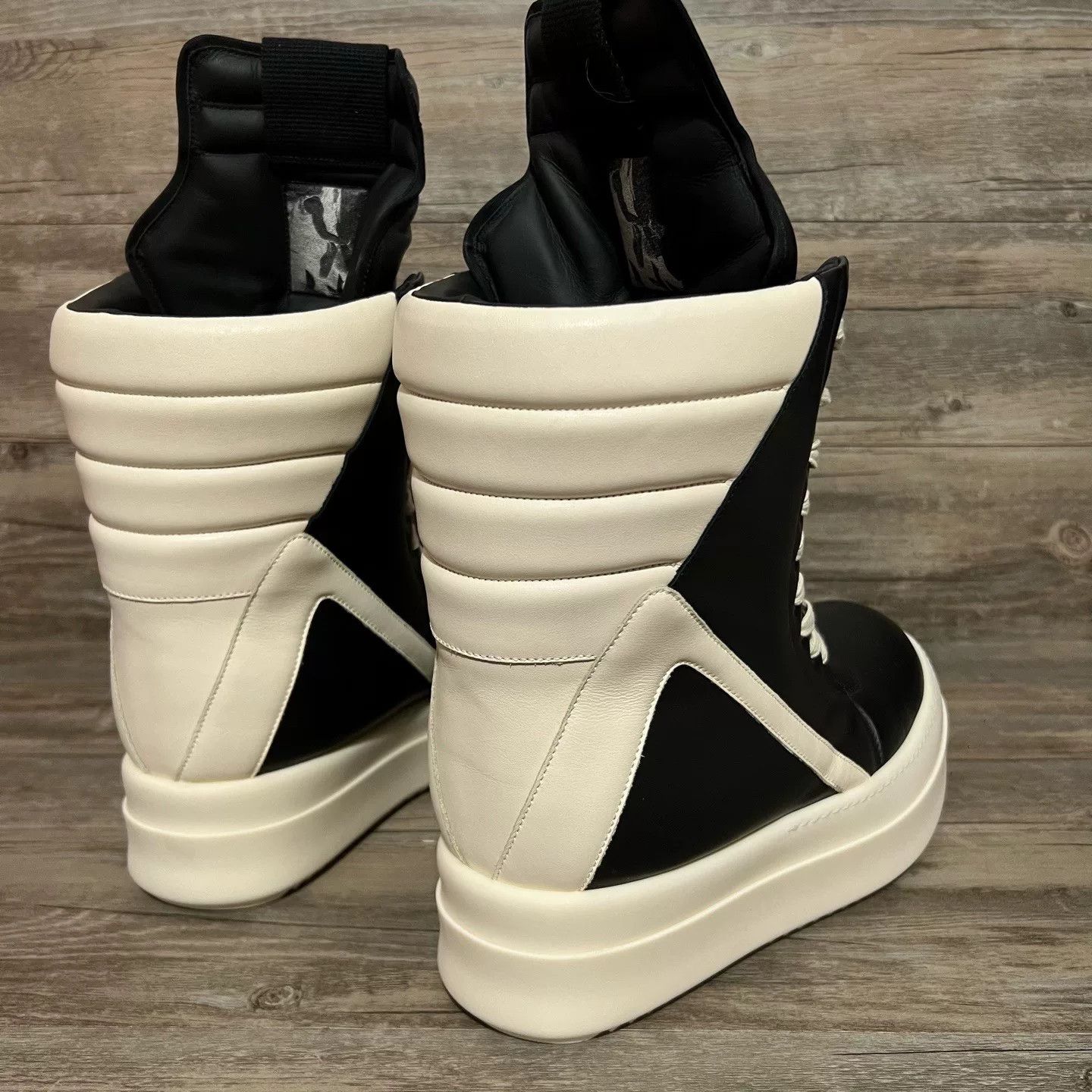 Rick Owens Rick Owens Black Hitop Sneakers 24 Men Size US 10 / EU 43 - 3 Thumbnail