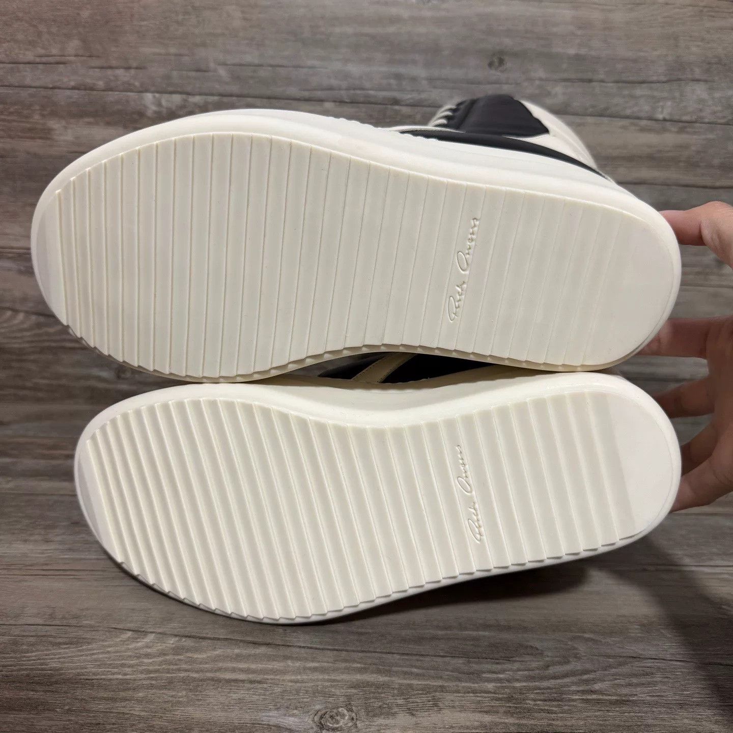 Rick Owens Rick Owens Black Hitop Sneakers 24 Men Size US 10 / EU 43 - 7 Thumbnail
