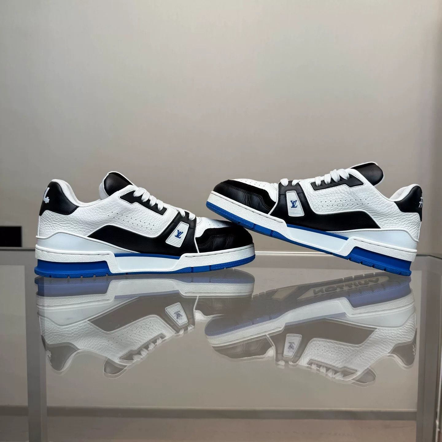 Louis Vuitton Louis Vuitton Training Blue Lowtop Sneakers 41 Men Size US 8.5 / EU 41-42 - 4 Thumbnail
