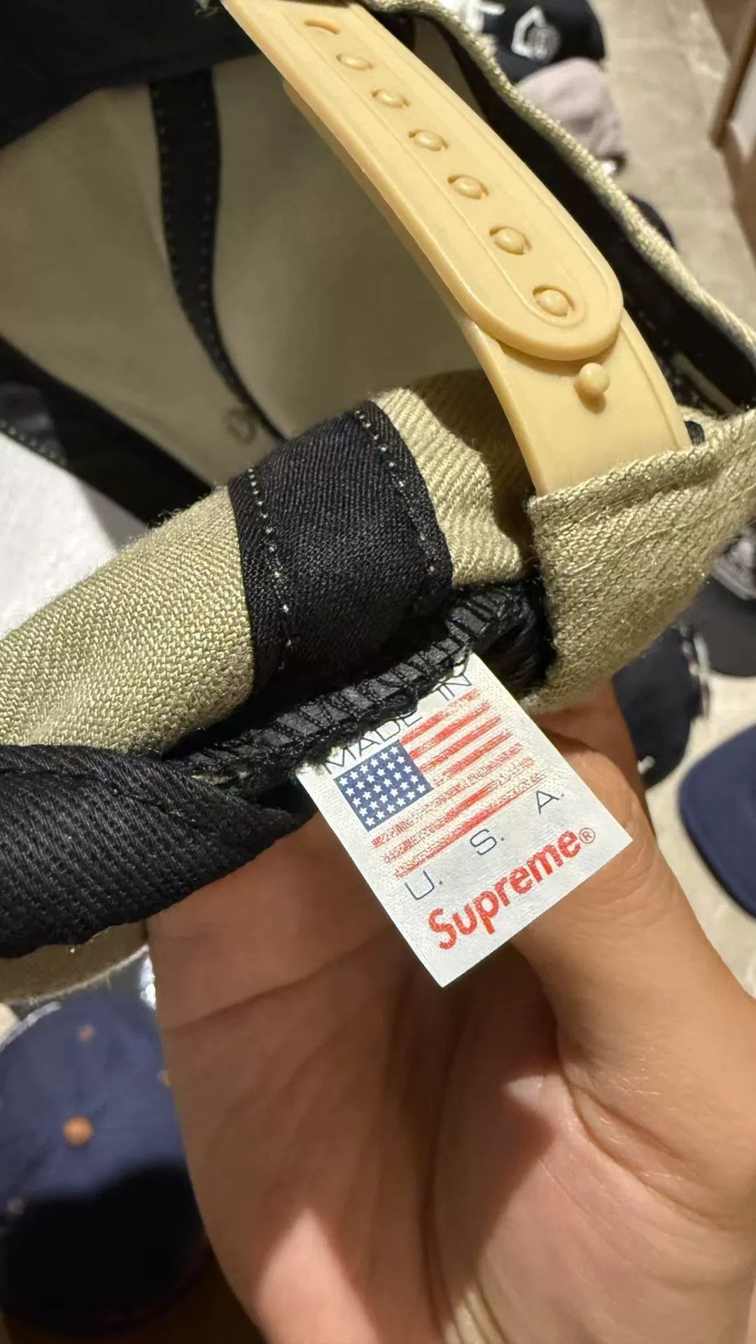 Supreme Supreme Beige Hat M Men Size ONE SIZE - 3 Thumbnail