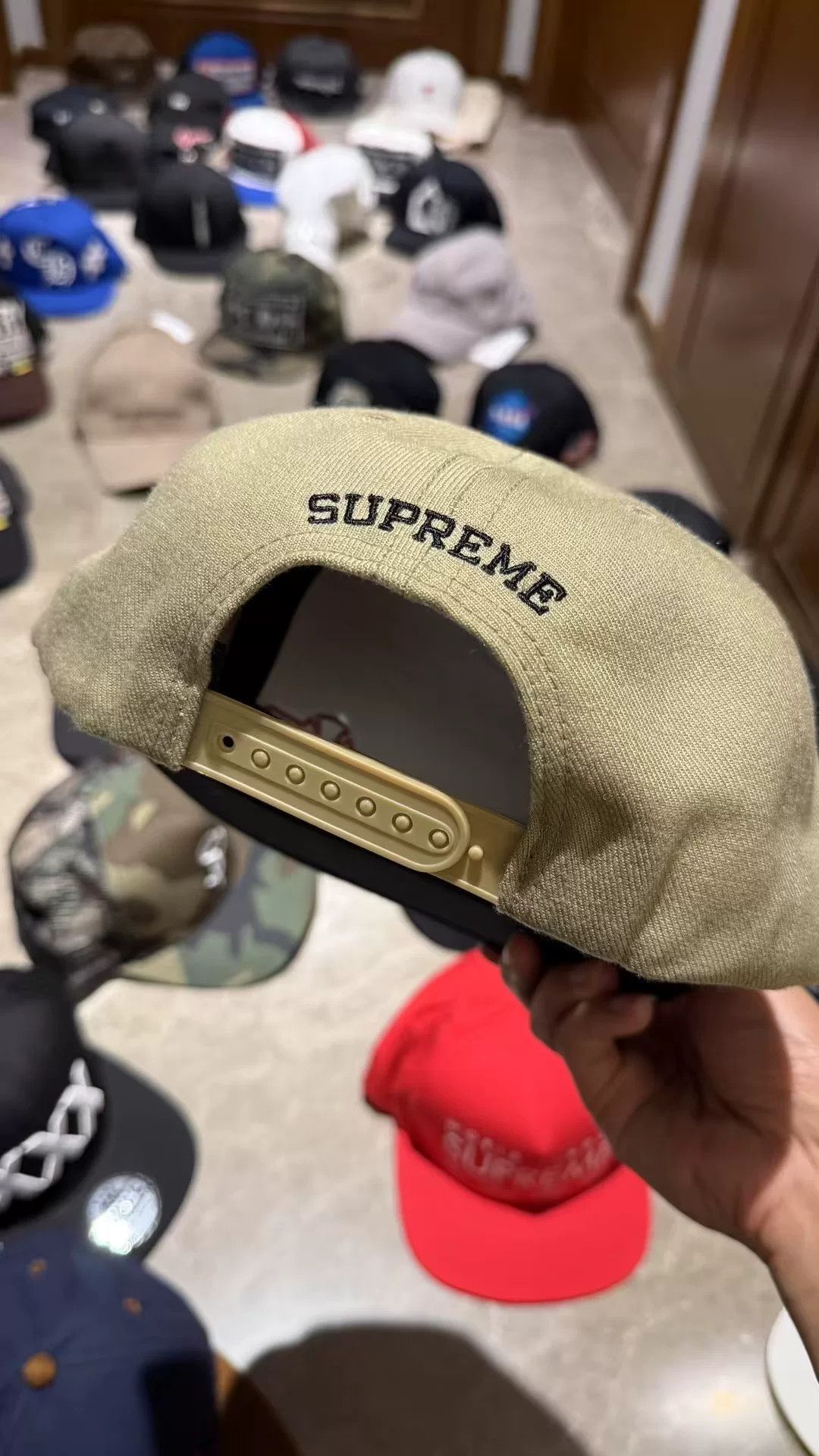 Supreme Supreme Beige Hat M Men Size ONE SIZE - 2 Thumbnail