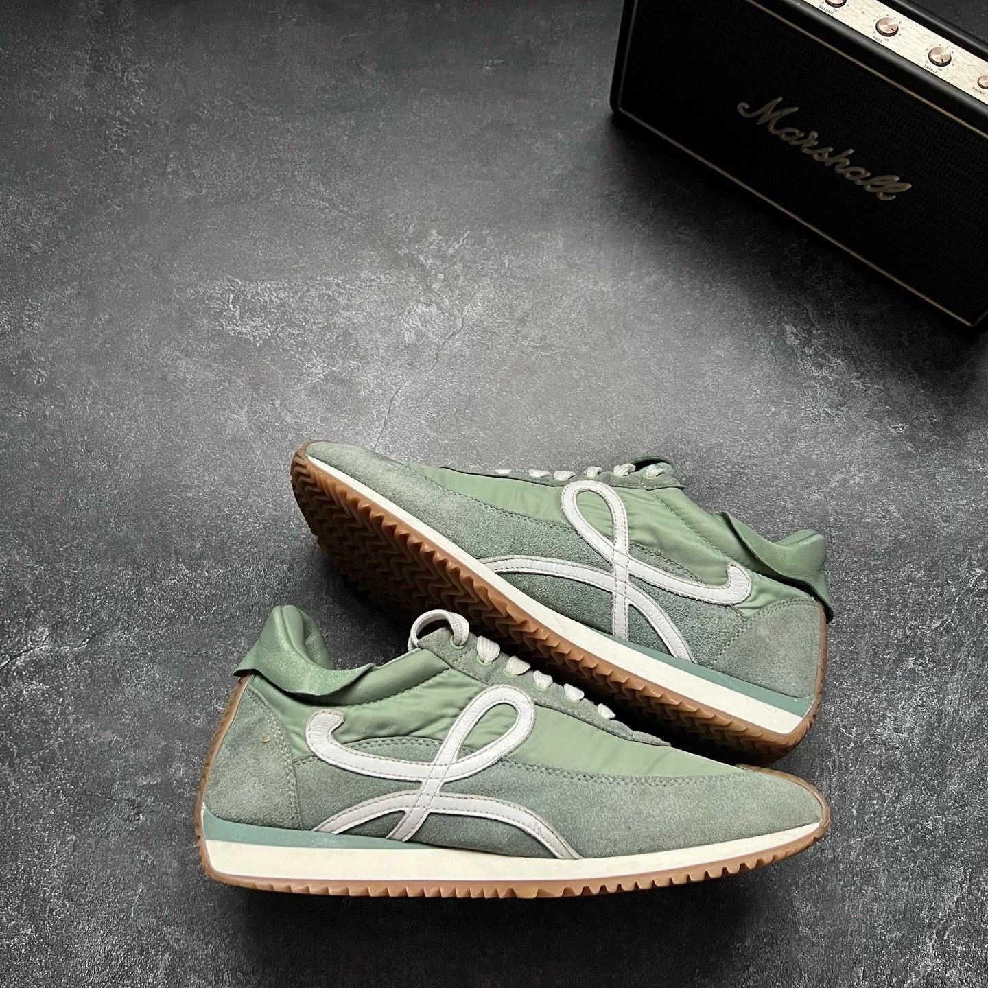 Loewe Loewe Running Green Lowtop Sneakers 39 Men Size US 6.5 / EU 39-40 - 2 Thumbnail