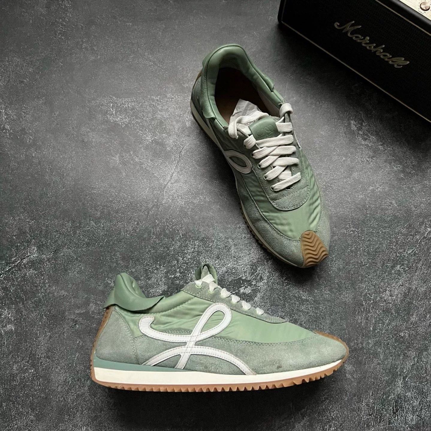 Loewe Loewe Running Green Lowtop Sneakers 39 Men Size US 6.5 / EU 39-40 - 5 Thumbnail