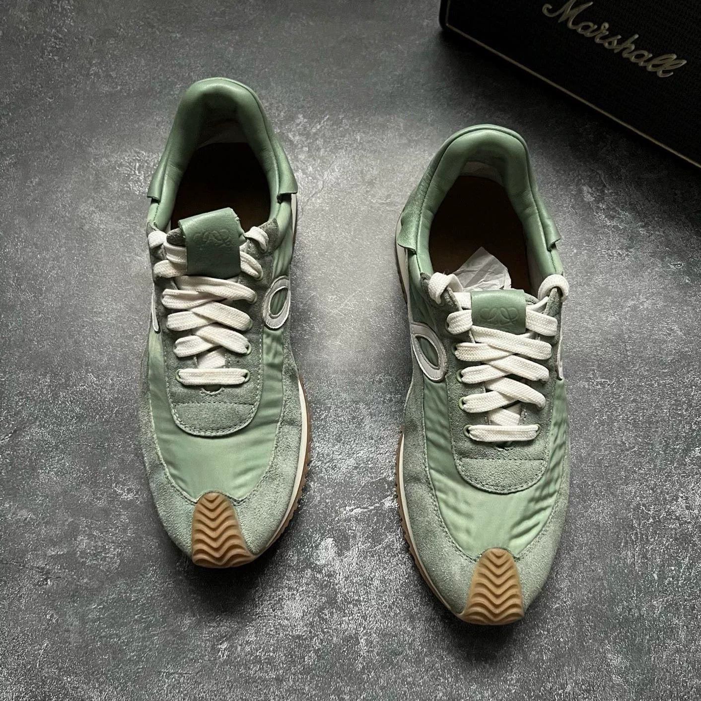 Loewe Loewe Running Green Lowtop Sneakers 39 Men Size US 6.5 / EU 39-40 - 3 Thumbnail