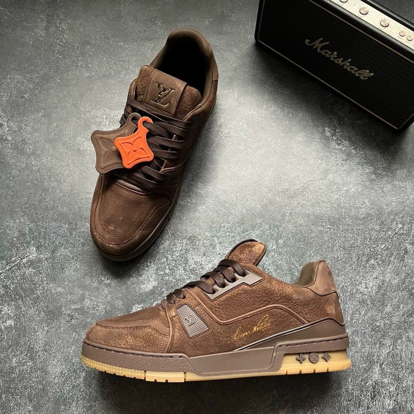 Louis Vuitton Louis Vuitton Training Brown Lowtop Sneakers 42 Men Size US 9 / EU 42 - 5 Thumbnail