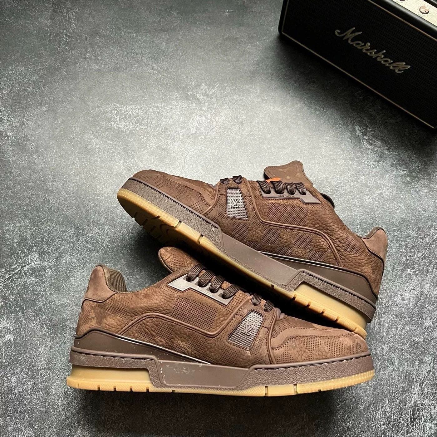 Louis Vuitton Louis Vuitton Training Brown Lowtop Sneakers 42 Men Size US 9 / EU 42 - 3 Thumbnail