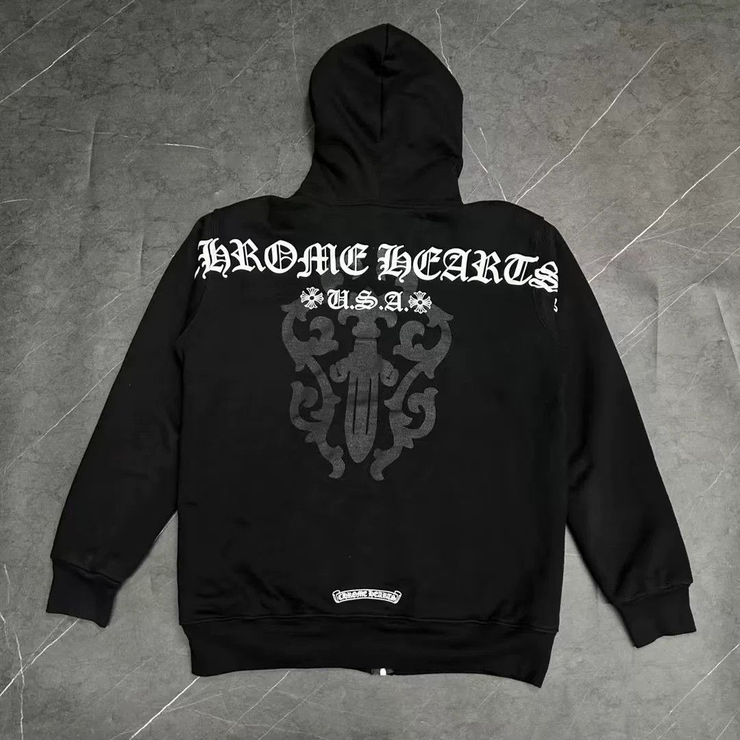 Chrome Hearts Chrome Hearts Black Hoodie L Men Size US L / EU 52-54 / 3 - 2 Thumbnail