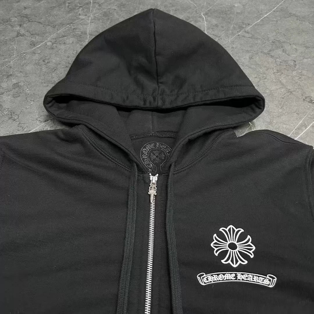 Chrome Hearts Chrome Hearts Black Hoodie L Men Size US L / EU 52-54 / 3 - 3 Thumbnail