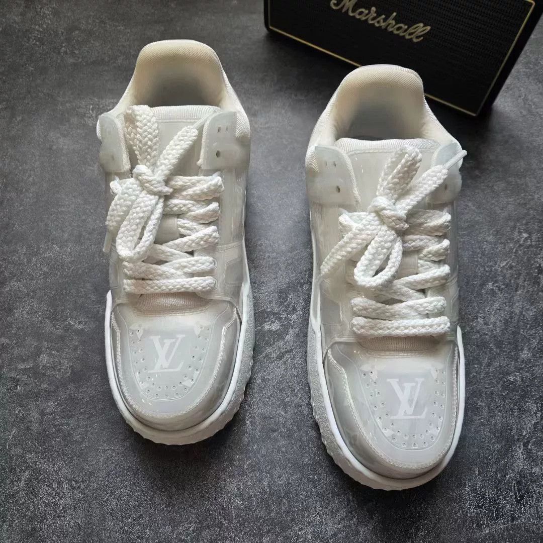 Louis Vuitton Louis Vuitton Training White Lowtop Sneakers 41 Men Size US 8.5 / EU 41-42 - 3 Thumbnail
