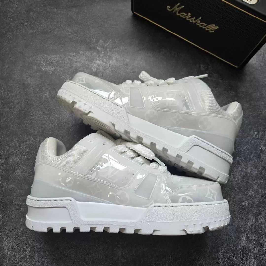 Louis Vuitton Louis Vuitton Training White Lowtop Sneakers 41 Men Size US 8.5 / EU 41-42 - 2 Thumbnail