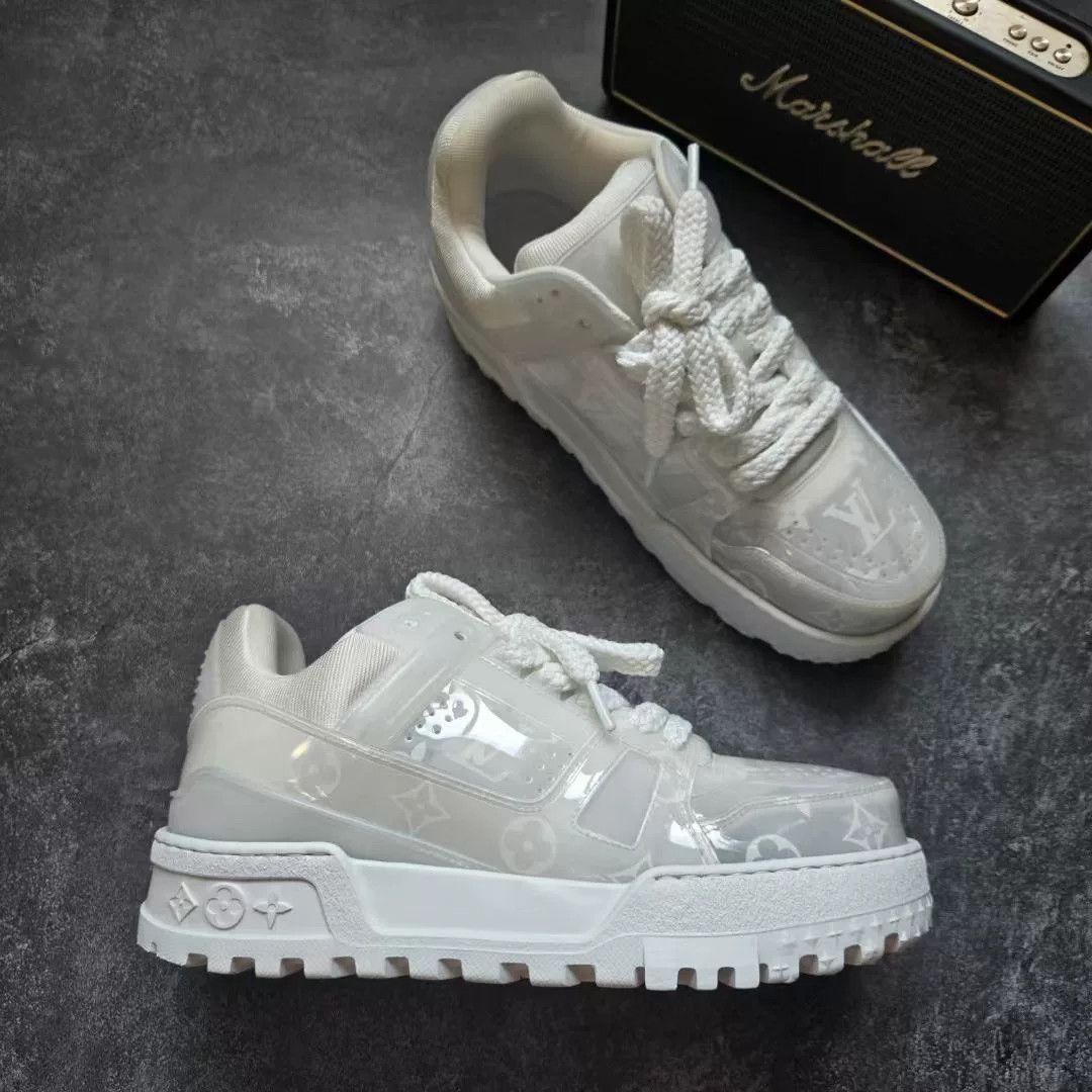 Louis Vuitton Louis Vuitton Training White Lowtop Sneakers 41 Men Size US 8.5 / EU 41-42 - 5 Thumbnail