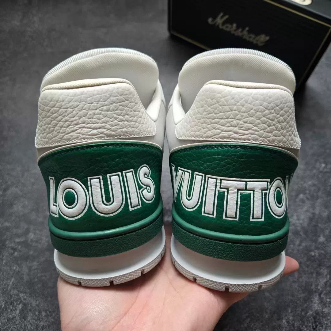 Louis Vuitton Louis Vuitton Training Green Lowtop Sneakers 42 Men Size US 9 / EU 42 - 6 Thumbnail