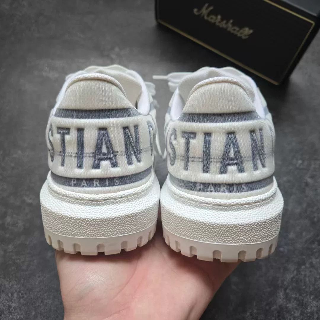 Dior Dior White Lowtop Sneakers 39 Women Size US 8.5 / IT 38.5 - 6 Thumbnail