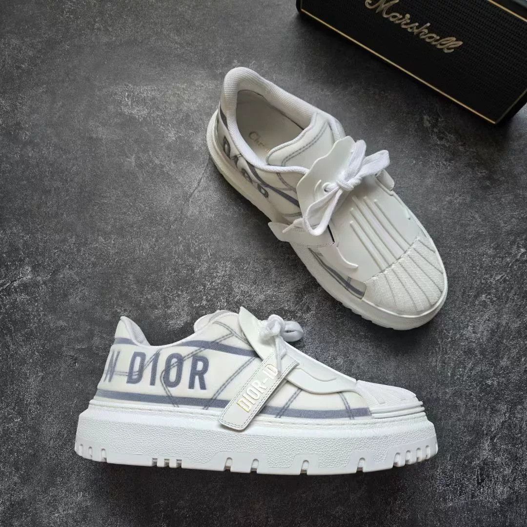Dior Dior White Lowtop Sneakers 39 Women Size US 8.5 / IT 38.5 - 5 Thumbnail