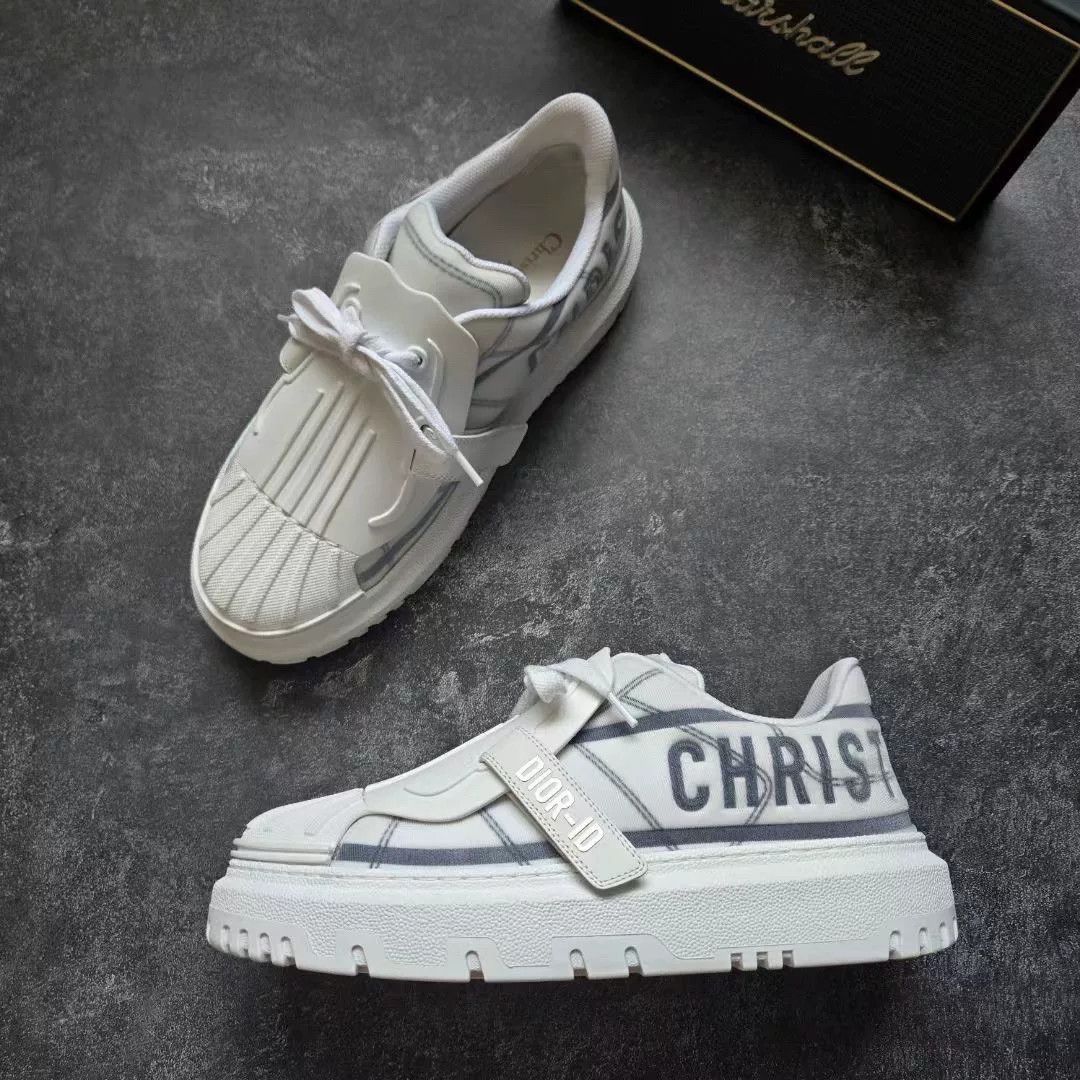 Dior Dior White Lowtop Sneakers 39 Women Size US 8.5 / IT 38.5 - 4 Thumbnail