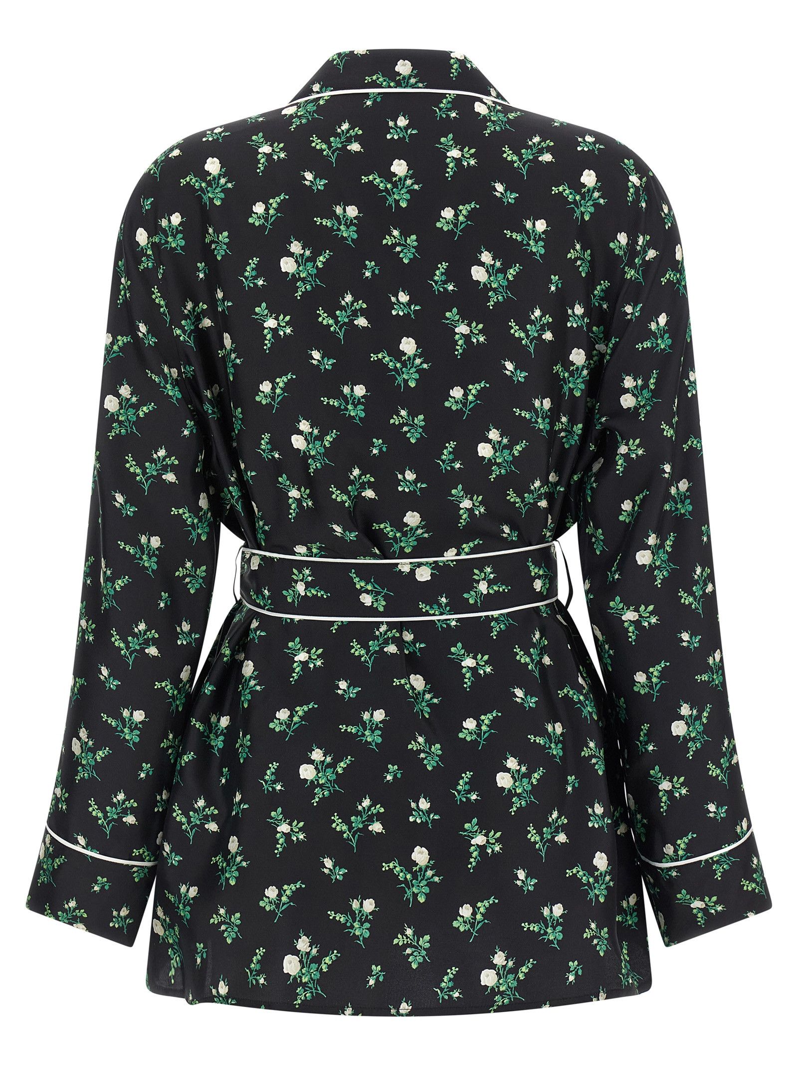 Dolce & Gabbana Roselline And Lily Of The Lilies Of The Flowers Printed Shirt Size M / US 6-8 / IT 42-44 - 2 Thumbnail