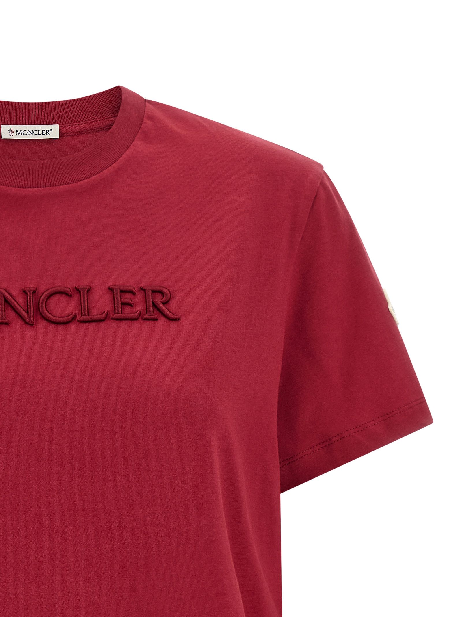 Moncler Logo Embroidery T-Shirt Size XS / US 0-2 / IT 36-38 - 3 Thumbnail