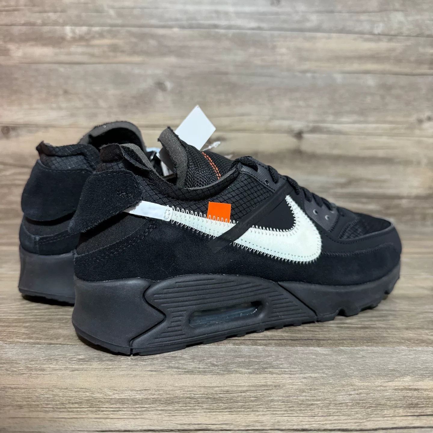Off-White Off-White MAX 90 Black Lowtop Sneakers 44 Men Size US 10.5 / EU 43-44 - 4 Thumbnail