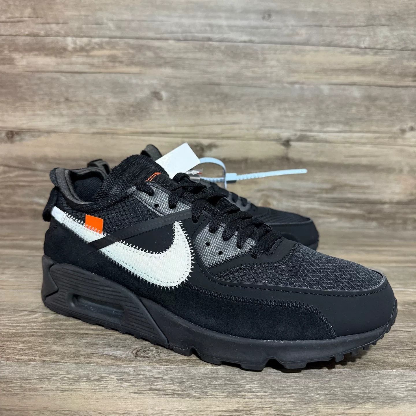 Off-White Off-White MAX 90 Black Lowtop Sneakers 44 Men Size US 10.5 / EU 43-44 - 2 Thumbnail