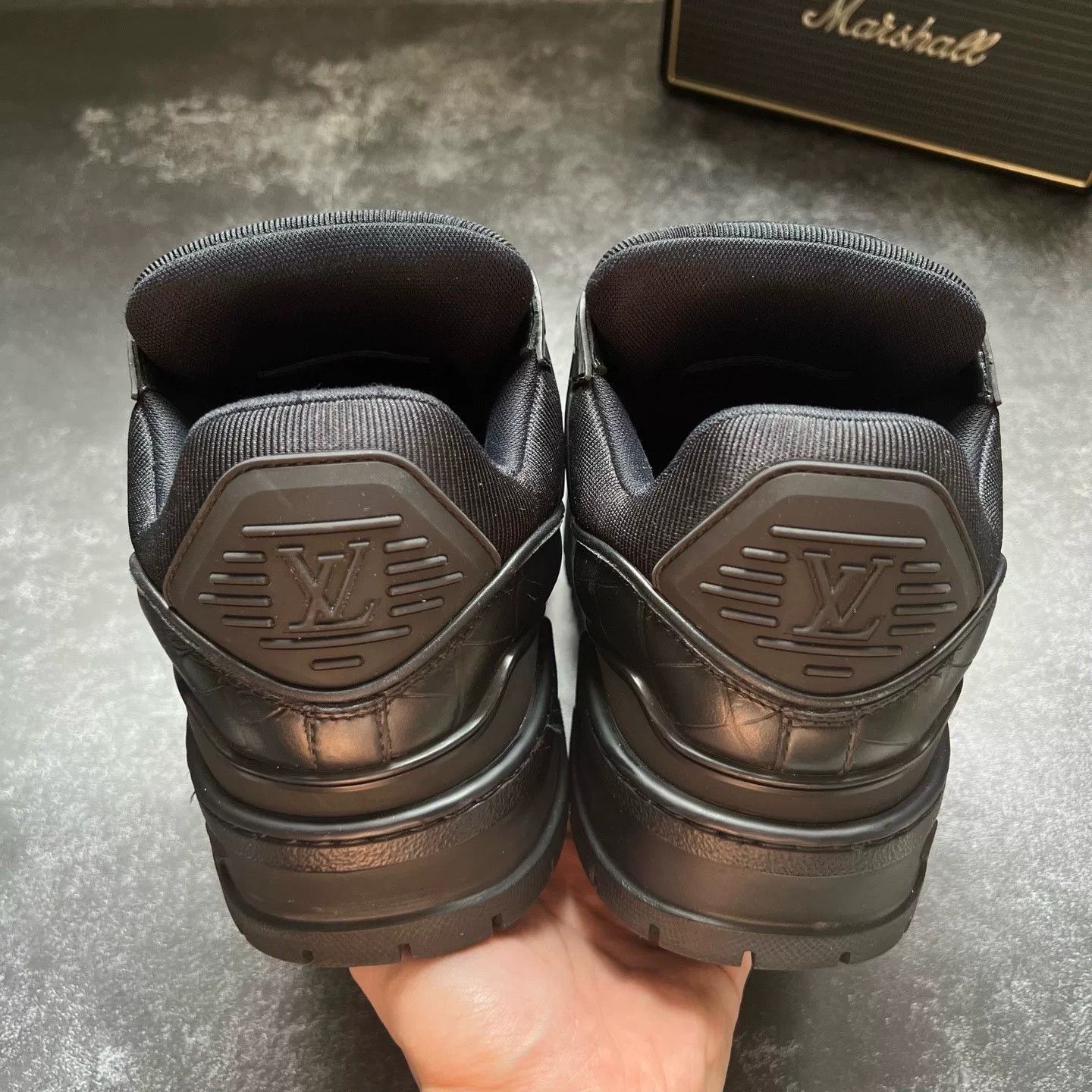 Louis Vuitton Louis Vuitton Training Black Lowtop Sneakers 42 Men Size US 9 / EU 42 - 6 Thumbnail