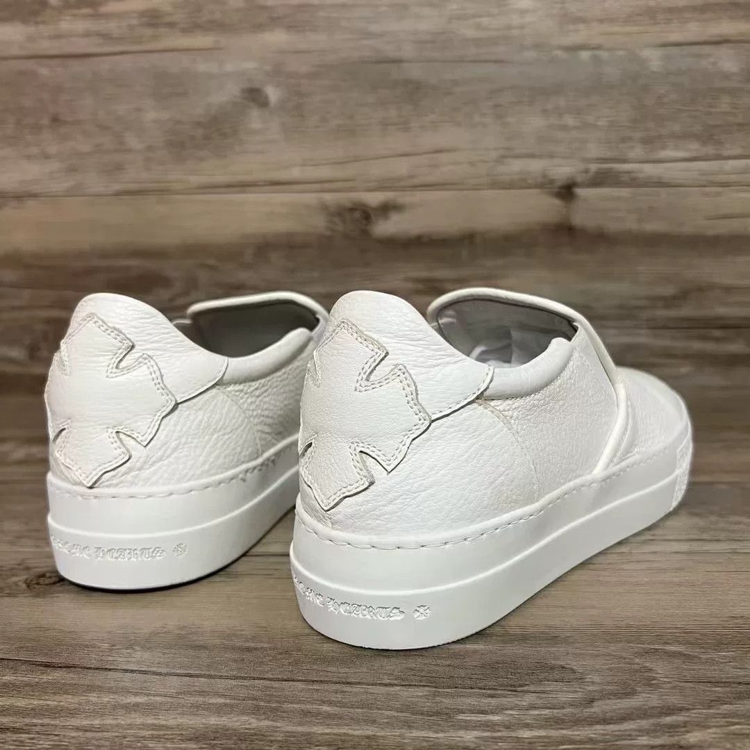 Chrome Hearts Chrome Hearts White Lowtop Sneakers 37 Women Size US 6.5 / IT 36.5 - 4 Thumbnail