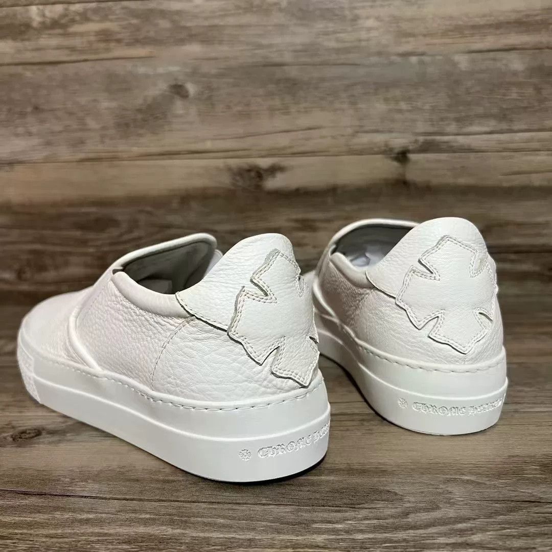 Chrome Hearts Chrome Hearts White Lowtop Sneakers 37 Women Size US 6.5 / IT 36.5 - 3 Thumbnail