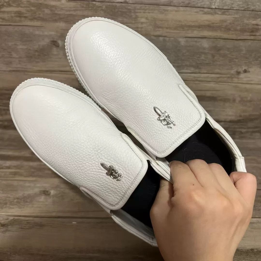 Chrome Hearts Chrome Hearts White Lowtop Sneakers 37 Women Size US 6.5 / IT 36.5 - 5 Thumbnail
