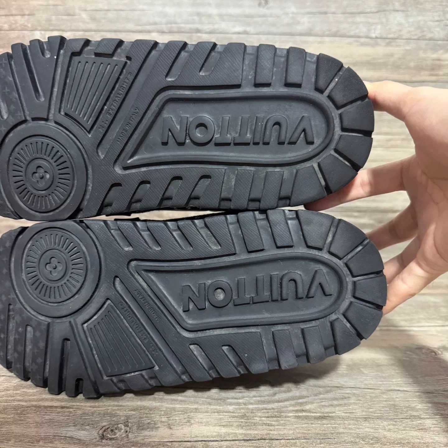Louis Vuitton Louis Vuitton Training Denim Black Lowtop Sneakers 42 Men Size US 9 / EU 42 - 8 Thumbnail