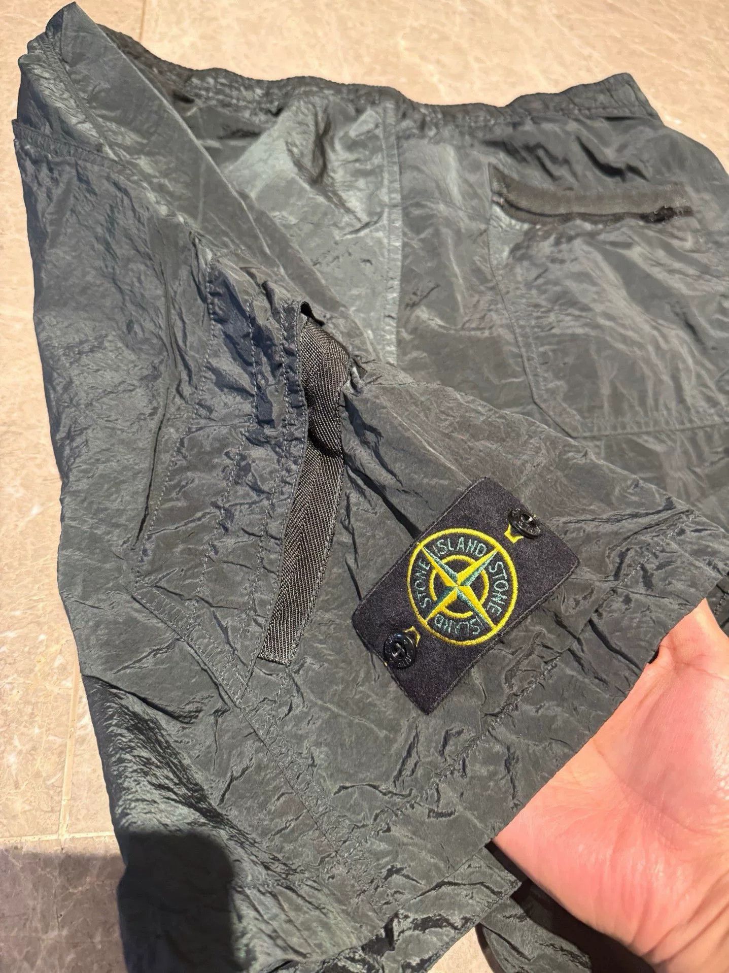 Stone Island Stone Island Nylon Green Shorts 34 Men Size US 34 / EU 50 - 3 Thumbnail