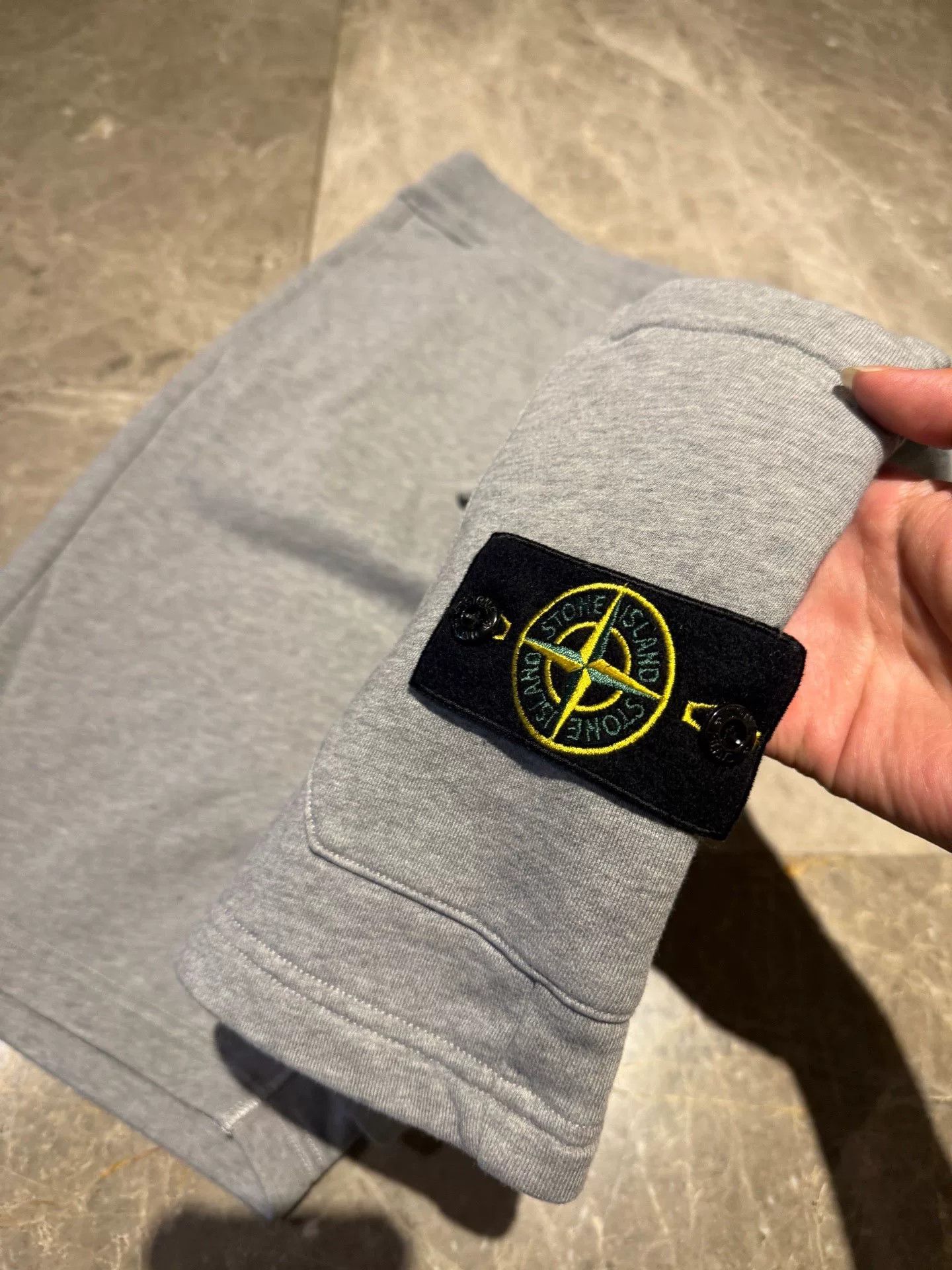 Stone Island Stone Island Cotton Gray Shorts XL Men Size US 36 / EU 52 - 3 Thumbnail