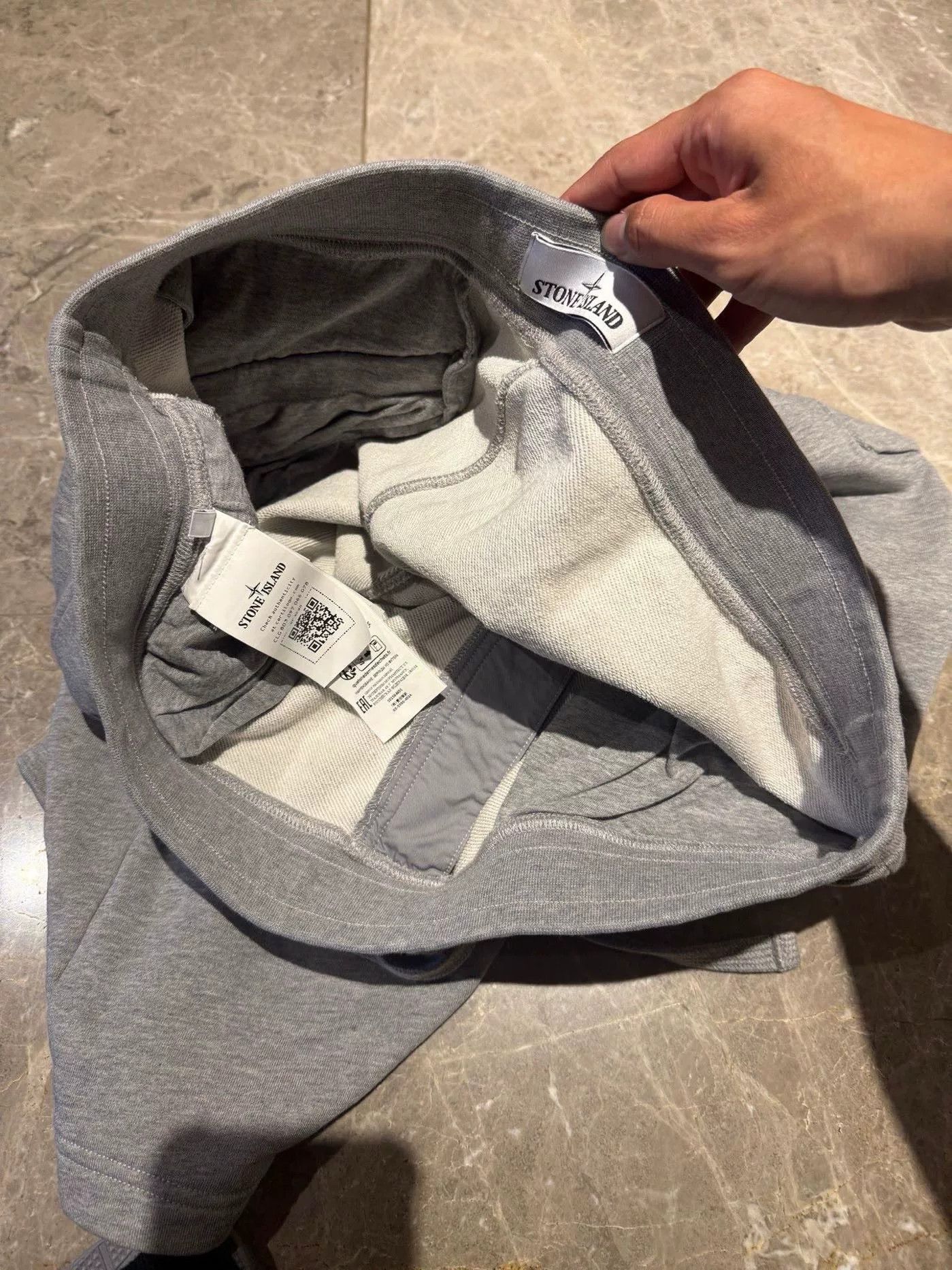 Stone Island Stone Island Cotton Gray Shorts XL Men Size US 36 / EU 52 - 5 Thumbnail